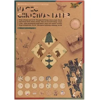 kreativní sada Sada papírů s metalickými efekty Magic Christmas 20 listů A4 115 & 270g/m²