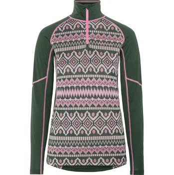 Dámská funkční mikina Kari Traa Malia Hz Velikost: S / Barva: zelená