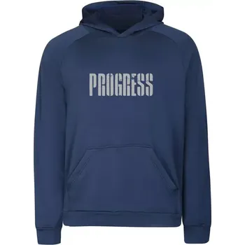 PROGRESS Progress DOSSER "Progress" pánská funkční mikina s kapucí, modrá velikost L
