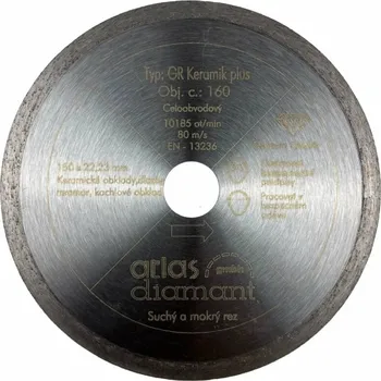Brusný kotouč PRO DIAMANT diamantový kotouč 125 mm GR10 keramiku