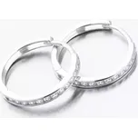 Náušnice kruhy 16 mm - bílé zlato 585 42-32584