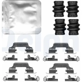 Přislušenství brzdového systému Sada příslušenství, obložení kotoučové brzdy DELPHI LX0809