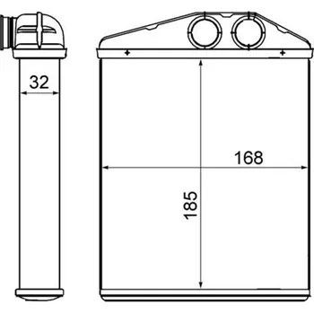 Výměník tepla Výměník tepla, vnitřní vytápění MAHLE AH 13 000S