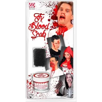 Volný čas Widmann Make-up Krev umělá v kelímku + houbička