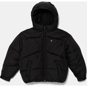 Chlapecká bunda Dětská bunda Calvin Klein Jeans IG0IG02987.9BYA černá 99X, vel. 152