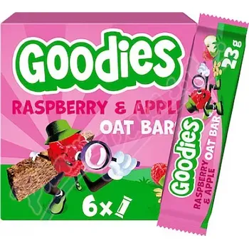 Goodies ovesná tyčinka malina a jablko 23g