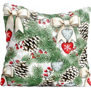 Povlak na polštářek Povlak na polštář s vánočním motivem, hvězda, 80x80 cm