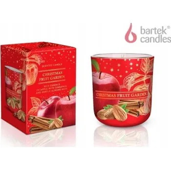 Svíčka Tradiční parafínová svíčka Christmas Fruit Bartek Candles 1 ks