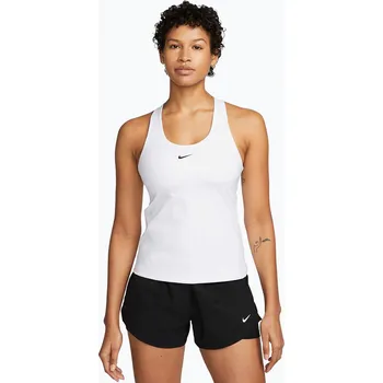 Podprsenka Dámské tričko Nike Swoosh Medium Support Bra white/stone mauve/black