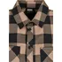 Dámská košile Urban Classics Ladies Turnup Checked Flanell Shirt TB1280 Black/Softtaupe, XL