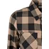 Dámská košile Urban Classics Ladies Turnup Checked Flanell Shirt TB1280 Black/Softtaupe, XL