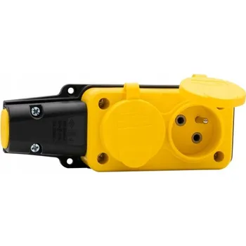 Elektrická zásuvka Elektrická prodlužovací lišta rozbočka F-Elektro žlutá