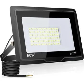 Stojací lampa Venkovní LED světlomet toobettp 50W, 3500K 5000LM teple bílý LED světlomet, vodotěsný venkovní