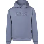 PROGRESS Progress PROMINENT pánská mikina s kapucí, šedo-modrá velikost XL