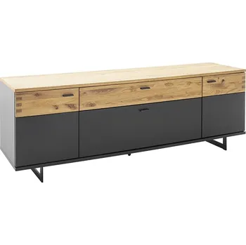 Komoda Televizní komoda CESENA (typ 30) grafit/dub divoký