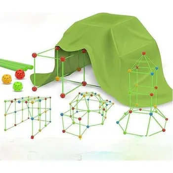 Díl pro stavebnice Stavebnice 10391 Dětská stavebnice pro stavění stanové pevnosti (se stanem) 87 dílů