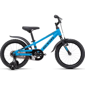 Dětské kolo CTM FOXY 16" 2025 – dětské kolo 1 převod, V-brzdy Barva: Modrá, Velikost: XS 1 převod, V-brzdy, junior bike