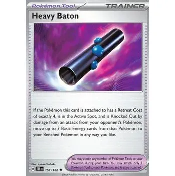 Sběratelská karetní hra Pokémon TEF 151/162 Heavy Buton - Temporal Forces Stav: Near Mint, Verze: NORMAL
