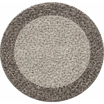 Hans Home Kusový koberec Life Shaggy 1503 taupe kruh - 120x120 (průměr) kruh