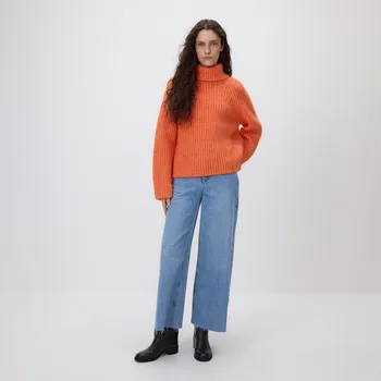 Dámské džíny Reserved - Džíny s širokými nohavicemi - modrá - 593HV-50J - 593HV-50J-44