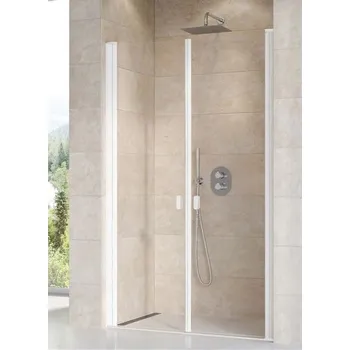 Ravak Chrome Sprchové dveře 100 Transparent bílá matná 0QVACE0LZ1 CSDL2-100