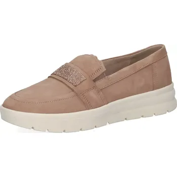 Dámská obuv CAPRICE dámské mokasíny semišové béžové