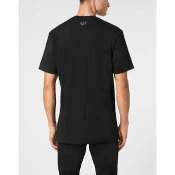 PHILIPP PLEIN T-Shirt 9563 Černá Regular Fit 4XL