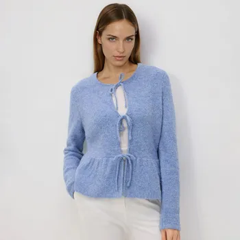 Dámský svetr Reserved - LADIES` SWEATER - bleděmodrá - 451HH-05M - 451HH-05M-L