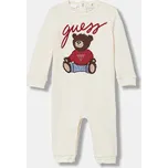 Dětský bavlněný overal Guess H6RW01.KA6W4.PPY2 béžová 01X, vel. 68-76