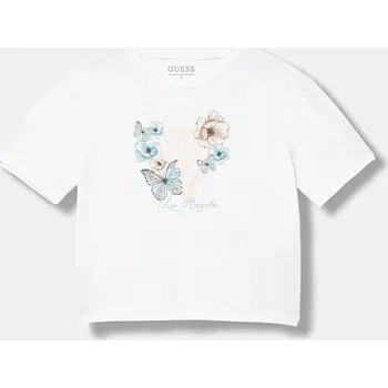 Chlapecké tričko Dětské tričko Guess J6RI32.K6YW4.PPY2 bílá 00X, vel. 158-166