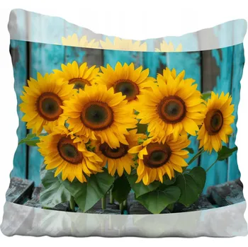 Polštář Povlak na polštář s květinami 70x70 cm