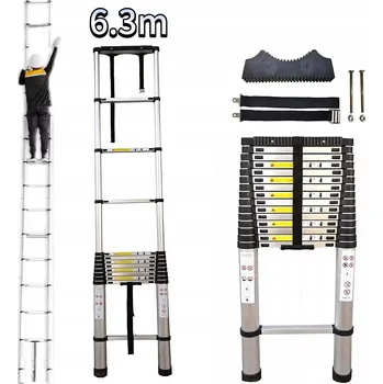 Žebřík Hliníkový Žebřík Hooha 16 až 150 kg
