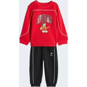 Kojenecká tepláková souprava adidas DISNEY JZ7678 červená 33X, vel. 98