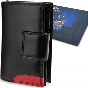 Dámská kožená peněženka velká RFiD ochrana proti krádeži pravá kůže BELTIMORE