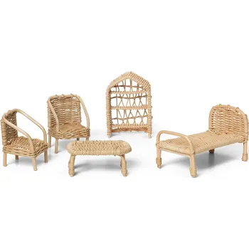 Dřevěná hračka Ferm Living, Nábytek do domečků pro panenky Ferm Living 5 dílů - Formadore