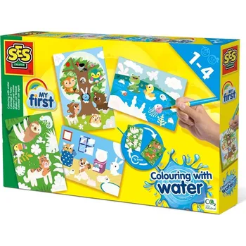 omalovánky Omalovánka SES Creative Moje první omalovánka s vodou - Skrytá zvířátka