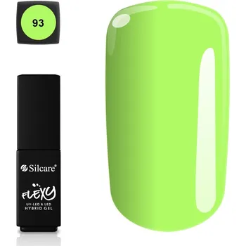 Přípravek na nehty Hybridní lak Flexy 93 4,5g neonový na nehty bez TPO, UV