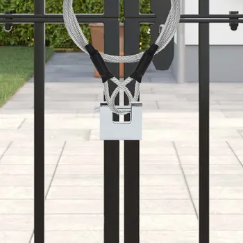 Visací zámek visací zámek Stříbrná 4,2 x 1,9 x 4 cm Ocel