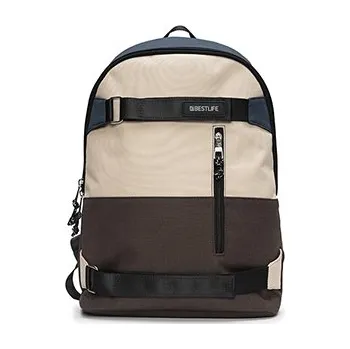 batoh na notebook Batoh na notebook 14,1", COL-Skate, hnědý z polyesteru, Bestlife