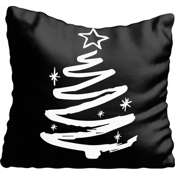 Povlak na polštářek Povlak na polštář s vánočním motivem, hvězda, 45x45 cm