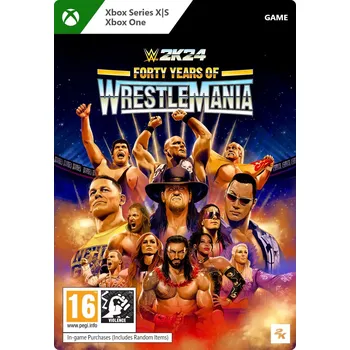 Herní zařízení Hra na konzoli WWE 2K24: 40 Years of Wrestlemania Edition - Xbox Digital