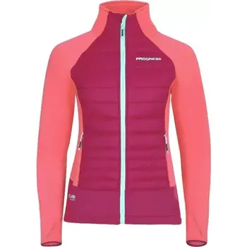 Dámská mikina PROGRESS Progress HYBERNIA dámská hybridní mikina, vínová/růžová velikost XL
