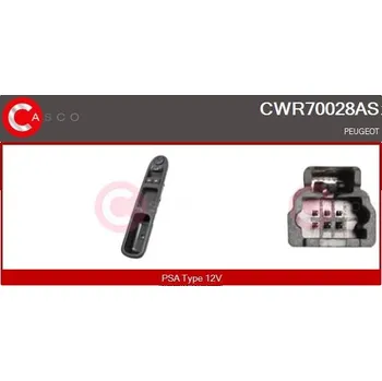 Spínač, zvedací zařízení oken CASCO CWR70028AS
