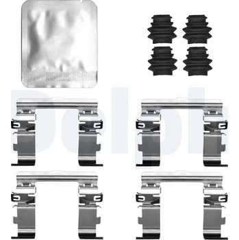 Přislušenství brzdového systému Sada příslušenství, obložení kotoučové brzdy DELPHI LX0822