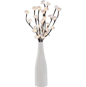 LIVARNO® Dekorativní váza s kvetoucí LED větvičkou (třešňový květ, bílý)