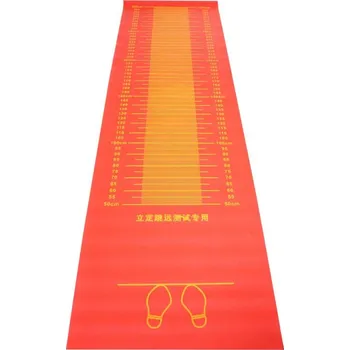 Merco Měřící podložka pro skok daleký z místa červená + DÁREK