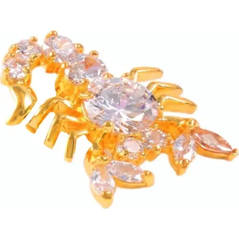 Brož Brož do klopy Štír 3260, Barva zlatá