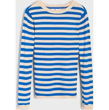 Dámská móda Sinsay - Viskózový pruhovaný svetr - indigo - 9933A-57X - 9933A-57X-L