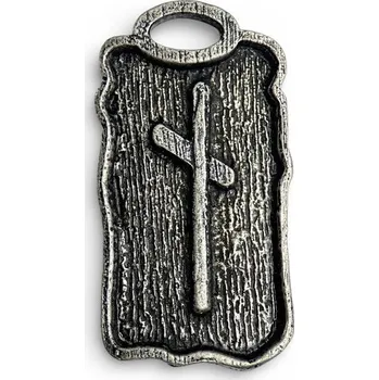 Náhrdelník Drakkaria NAUTHIZ, runový amulet zinek