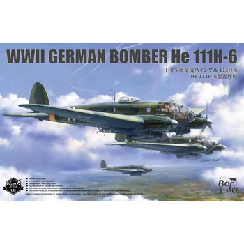Plastikový model Border Model 1/35 WW2 German Bomber He 111H-6
